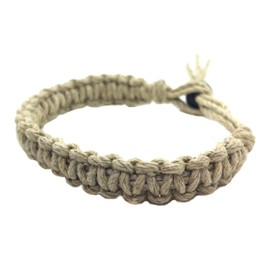 Hempnotic Jewelry Men's or Women's Natural Hemp Bracelet Surfer Hawaiian Style Eco Friendly