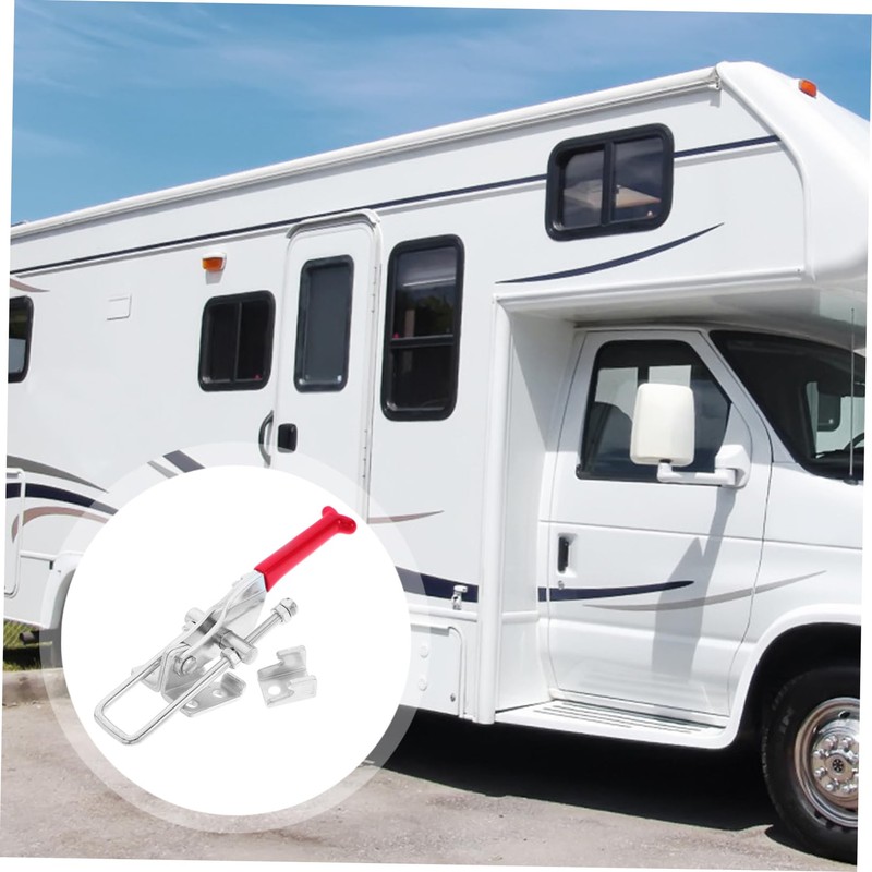 DOITOOL Adjustable Metal Toggle Hasp Clamp for Rv and Camper