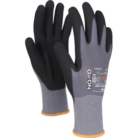 HandschuhMan. OX-ON Flexible Supreme Work Gloves Nitrile Assembly Gloves Size 6-12 (6 Pairs Size 10)