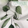 NEJLCTOROUS Shower Curtain, 180 x 180 cm, Green Leaves, Waterproof