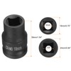 sourcing map 2pcs 4 Point Square Socket 1/2" Drive 10mm