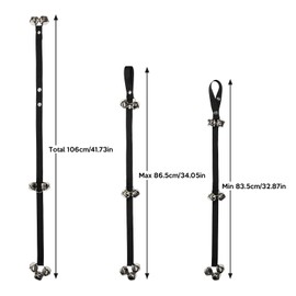 ValueHall Dog Training Bell, Pack of 2, Training Doorbells, Interaction Bell, Adjustable Dog Doorbell, Pet Training Bell for Potty Training V11A04