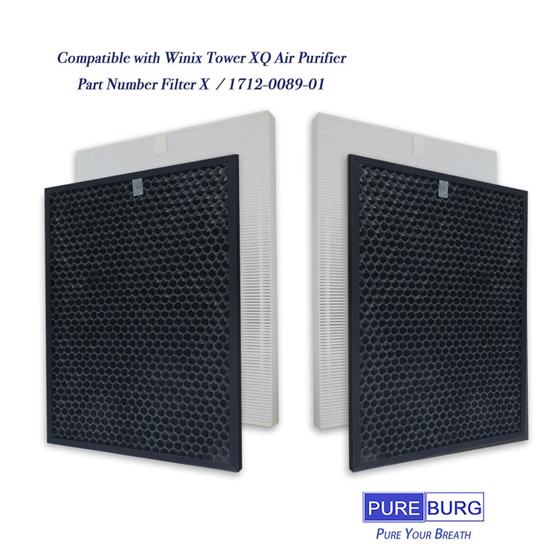 PUREBURG Replacement Filter Compatible with Winix XQ & XQ Pro