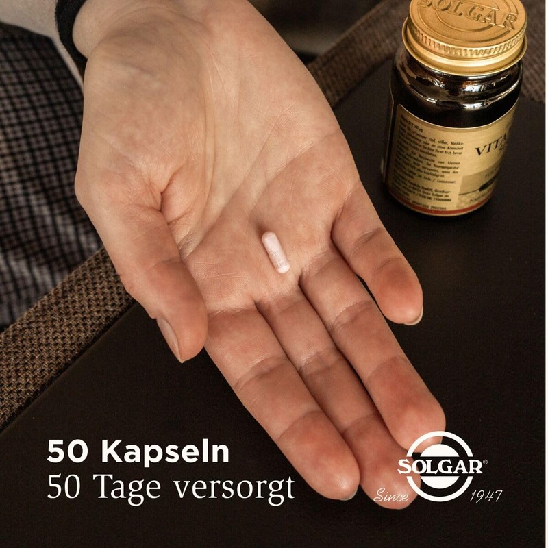 SOLGAR Vitamin B12 500μg - Supports Nerves, Psyche & Energy