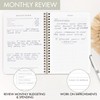 Simplified Monthly Budget Planner - Easy Use 2024 Financial Organizer