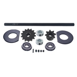 pinkhatcat Jackshaft Go Kart Minibike Complete Jackshaft Kit 5/8" X 14" 40/41/420 Chain