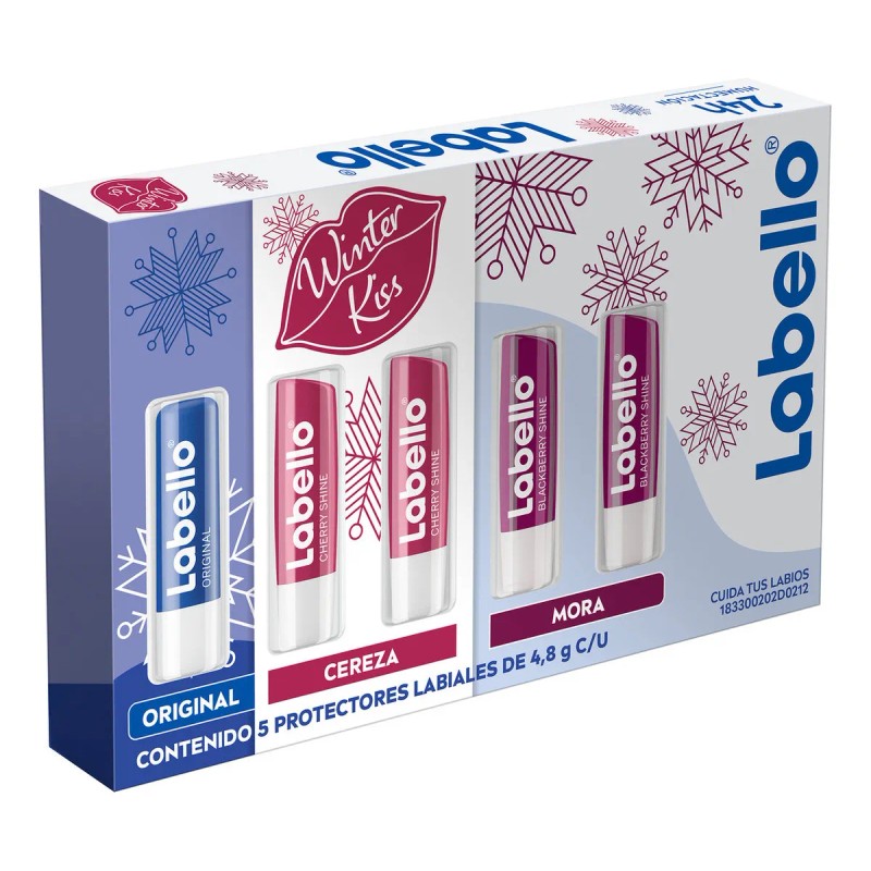5 Pack Labello Bálsamo Labial