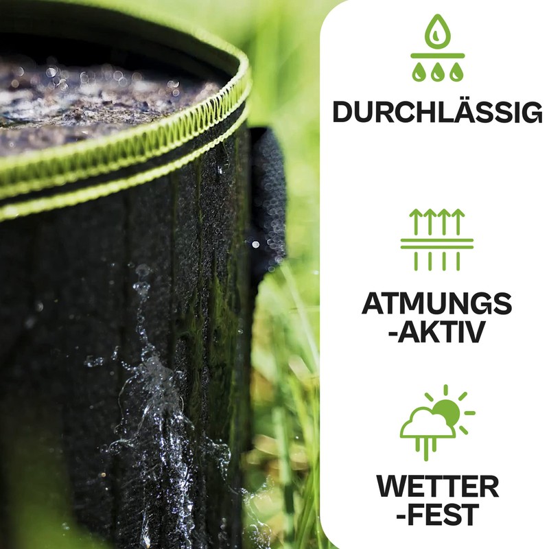 Plant Bag, 5 x 30 Litres, Non-Woven Fabric with Plant