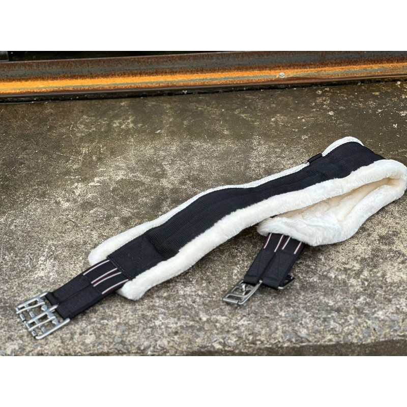 Equipride SUPER SOFT MINK/TEDDY FUR SYNTHETIC GIRTH ELASTICATED BOTH SIDE