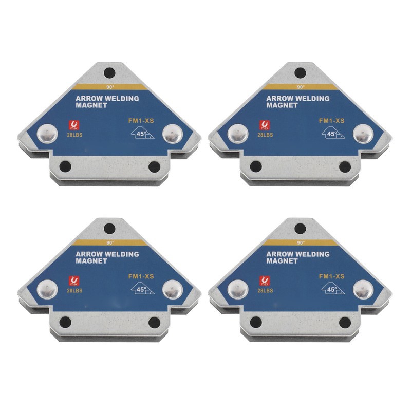4PCS Magnetic Welding Positioner Ferrite 28lb 90 Degree Multi Angle