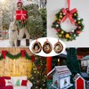 Racoon Owl Christmas Tree Decorations, 2D Raccoon Squirrel Ornament Pendant,