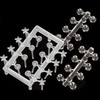 Hero Clear Earrings Star & Flat 16 Pcs Set of