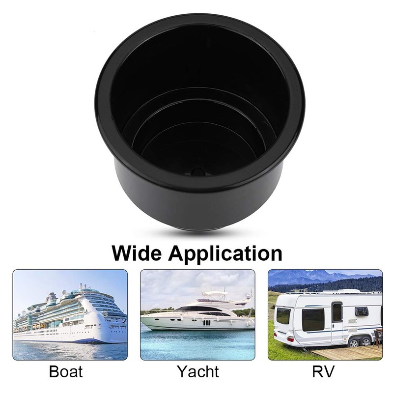 Keenso Marine Drink Holder, Universal Boat Plastic Cup Holder, Two-Step