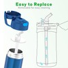 Lexziuo 4PACK Replacement Clear Straws for Thermos Funtainer 12 oz