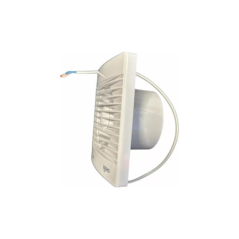 Igoto EX4-16W Extractor de aire empotrable 16W, Color blanco, 15X15