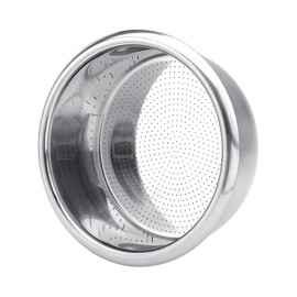 Normcore 54mm Precision High Extraction Basket, 16-18g Portafilter Basket for 54mm Espresso Machines, Includes 54mm Paper Filters (200pcs) and 53.3mm Puck Screen, 0.8mm Thickness, 0.28mm Hole Diameter