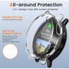 ivoler 3 Pieces Case with Screen Protector for Garmin Vivoactive