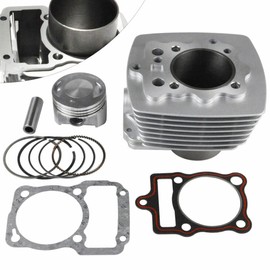 LyeXD 67mm Big Bore Cylinder Piston Gasket Kit, 250cc Air Cooled Engine Top End Rebuild Kit, for CG250 ATV Quad Bike Go Cart Dirt Bike Pit Bike 4 Wheeler Off Road