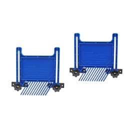 PRS3020 Featherboard replace for Kreg,compatible with Standard 3/8" x 3/4" T-slot and Miter Slot on Tablesaws, Router Tables, Band Saws,Blue, Pack of 2