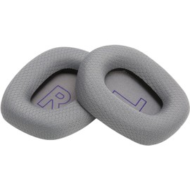 CYSFETENA Pack of 2 Interchangeable Headphones Ear Pads, Breathable and Flexible Headphone Pads, Silver Grey, Soft and Comfortable Ear Pads for G733 Headset