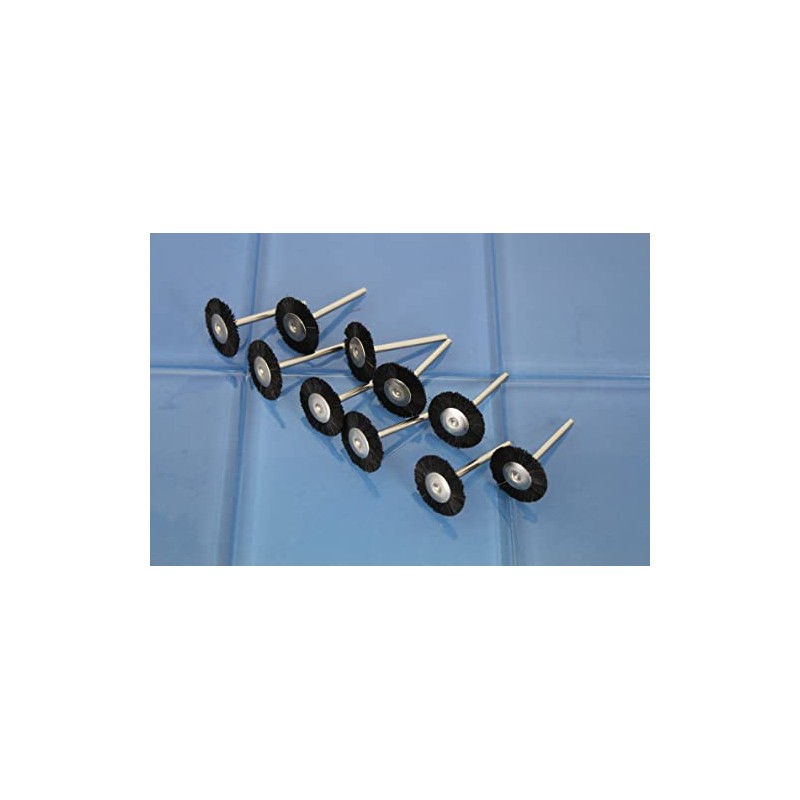TMAX 10 pc Nylon Plastic Bristle 3/4 Inch Flat Wire