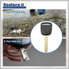 RATCHROLL Replacement Uncut Transponder Chip Ignition Key Fit for Honda