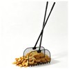 Leaf Grabber Rake, Lightweight Steel Leaf Picker Upper, Long Handle