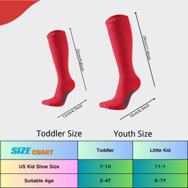 FASHOOKIN Red Toddler Softball Socks, Belt and Baseball Combo Set (2 Pairs of Baseball Socks, 1 Belt and 1 Baseball) for Kids Boys Girls