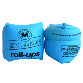 ZningEsxi 2 Pack Arm Floaties Swim Inflatable PVC Adult Armlets Sleeves Swimming Bands Rings Tube Floater Arm Swim Float - Blue