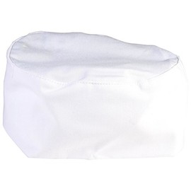Mercer Culinary M60075WH Baker's Skull Cap with No Mesh, White