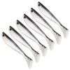 Mipcase 6pcs Double-Color Imitation Fishing Lures for Sea Fishing Simulation