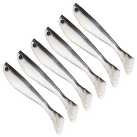 Mipcase 6pcs Double-Color Imitation Fishing Lures for Sea Fishing Simulation Bait Tackle Material Lightweight and Portable Angling Bait for Kelp Fish