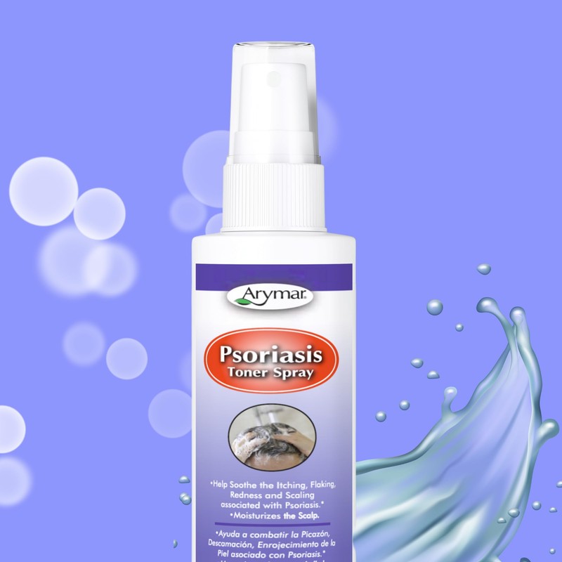 Arymar Psoriasis Toner Spray (8 fl oz) - Soothing &