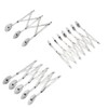 7 Wheel Pastry Cutter, Expandable Telescopic Pizza Slicer Multi-Round Baking