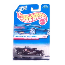 Hot Wheels Super COMP Dragster Black 1998 First Editions Series #22 of 40 Basic Car 1:64 Scale Series Collector #655