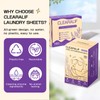 CLEARALIF All in One Laundry Detergent Sheets Kit, Lavender Scent,