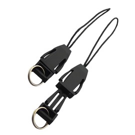 Bluemoona 100 PCS - Plastic Detachable Lanyard Wrist Strap Lariat Handy 4 Phone Key Ring Flat