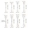 sourcing map Super-Thin Open End Wrench Set 5/5.5/6/7/8/9/10/11mm Metric Double