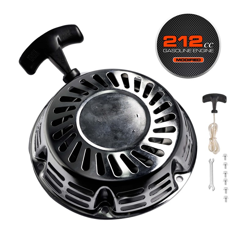 JMCHstore Brilliant Chrome Pull Start Recoil Starter Assembly for Predator