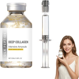 3PCS Deep Collagen Anti Wrinkle Cream In Serum,Crema antiarrugas con colágeno profundo en sérum,Anti Aging,Face Tightening,Korean Deep Collagen Peptides Face Peptide Serum 1.7fl oz/50ml (1PC)