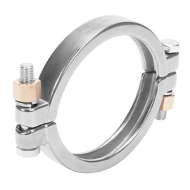 DERNORD Sanitary Clamp High Pressure Bolted Tri Clamp Clover Stainless Steel 304 (Tri-clamp: 3.5 Inch)