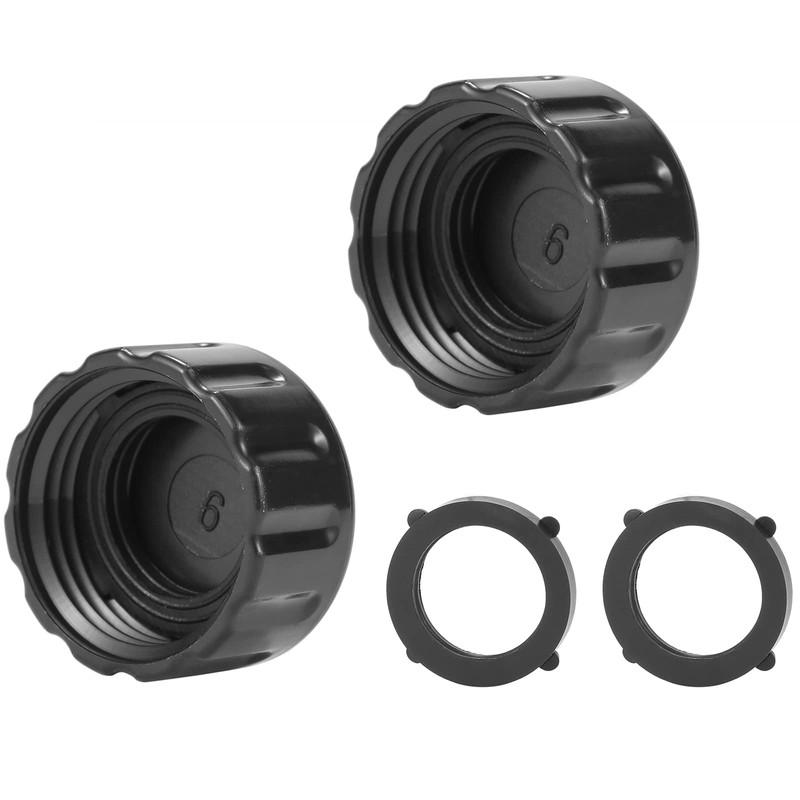 Sanpaint 12 Pieces Garden Hose End Caps with Washers, PVC