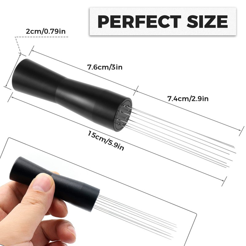 Yetaha Espresso Coffee Stirrer, WDT Tool Upgraded Coffee Powder Stirrer,