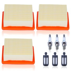 Haishine Air Filter Tune Up Kit for Stihl BR800 BR800C BR800X Backpack Leaf Blower, Air Fuel Filter Spark Plug Kit for For Stihl BR800 BR800C BR800X Replace # 4283 141 0300, 4283-141-0300B