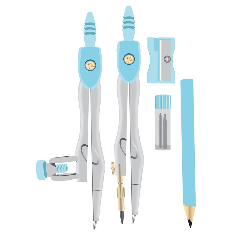 Barrilito Estuche Juego de Geometría. 6 pzas 8054EJG