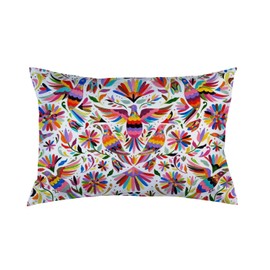 EKOBLA Mexican Design Colorful Pigeons Pheasant Pillowcases Pillows Covers Cases Bedroom Decor Decoration Rectangle Two Sides Printed 20x30 Inch Hotel,Cafe,Car,Sofa Throw Pillow Case Cushion Cover