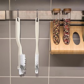 NJCXOLA 14-Piece Set of Split Cleaning Brush with Hard Bristles, Corner Cleaning Brush, Crevice Cleaning Brush, Joint Cleaning Brush, Corners, Multi-Purpose Cleaning Brush for Tiles, Bathrooms,