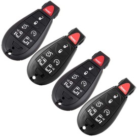 CCIYU Smart Key Fob Keyless Entry Remote 2008-2010 Fit for Chrysler 300 2.7L,2008-2010 Fit for Chrysler 300 3.5L(fits Part IYZ-C01C,68079545AA,56046708AG)