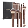 MAANGE 10 Piezas Set de Brochas para Maquillaje con Estuche