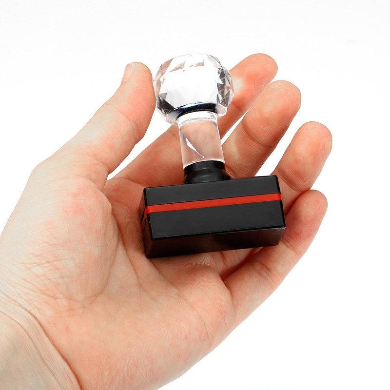PATIKIL Confidential Stamps Self Inking Red Ink Office Stamp Refillable